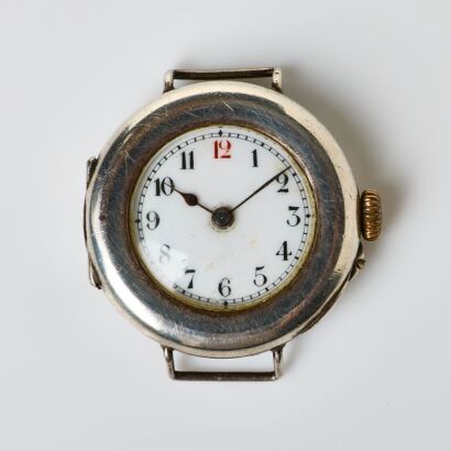 Swiss Silver, Baume & Co. Wristwatch, circa 1910's