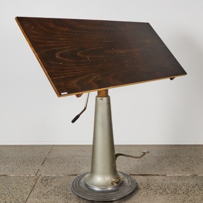 A Hydraulic Architect Drafting Table by Nike Eskilstuna Sweden c.1950's