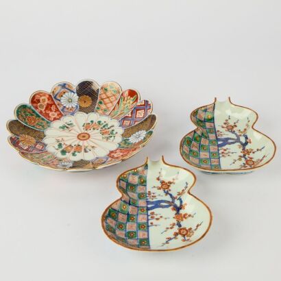 A Group of Three Japanese 20th Century Dishes