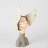 An Angel Girl Bust with Wings Sculpture