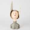 An Angel Girl Bust with Wings Sculpture - 2