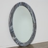 A Soren Liv Rufus Oval Marble Mirror