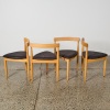 A Hans Olsen Roundette Style Dining Table With Four Nested Chairs - 4
