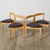 A Hans Olsen Roundette Style Dining Table With Four Nested Chairs - 5