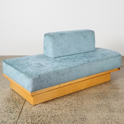 A Scandi Style Sofa with Solid Timber Base