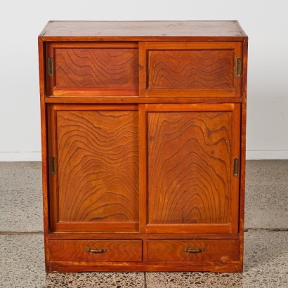 A Vintage Japanese Tansu Chest