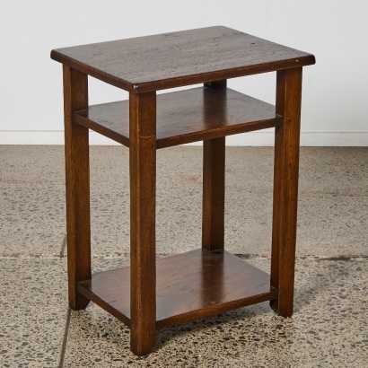 A Cuchi Dark Oak End Table