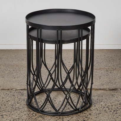 A Contemporary Set of Nesting Side Tables
