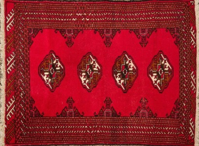 A Handknotted Persian Turkmen Tribal Rug