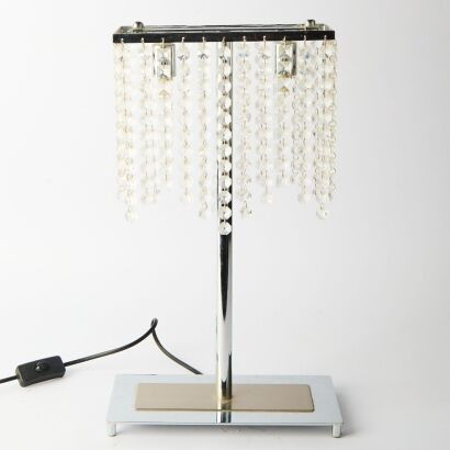 A Crystal Desk Lamp