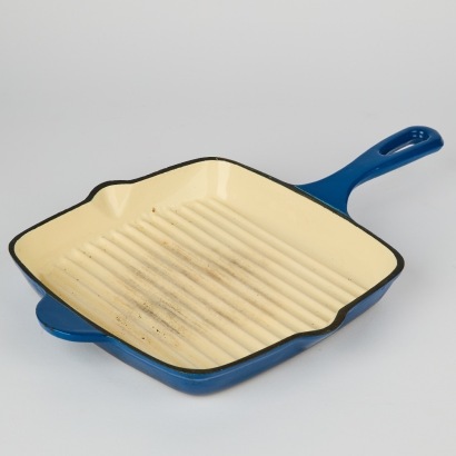 A Cast Iron Griddle Pan
