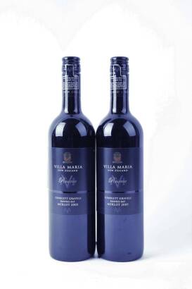 (2) 2005 Villa Maria Reserve Gimblett Gravels Merlot, Hawkes Bay