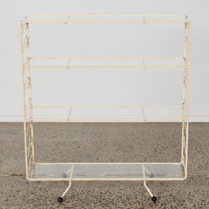 A Metal Retro 4 Shelved Unit