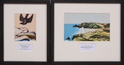A Pair of Don Binney Small Reproduction Prints