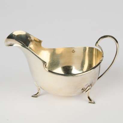 A Sterling Silver Jug, with Hallmarks