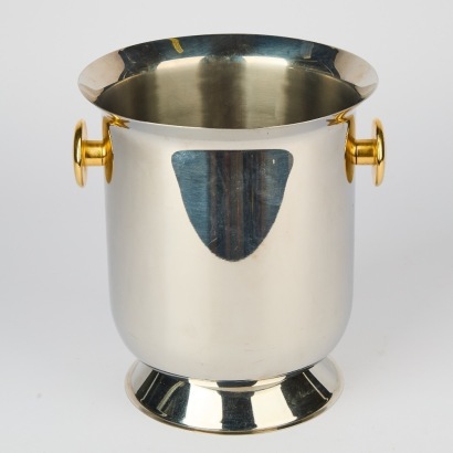 A Vintage Stainless Steel Ice Bucket