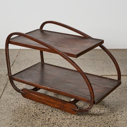 An Impressive Oak Art Deco Drinks Trolley