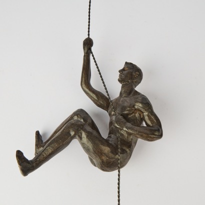 A Vintage Climbing Man Wall Hanging