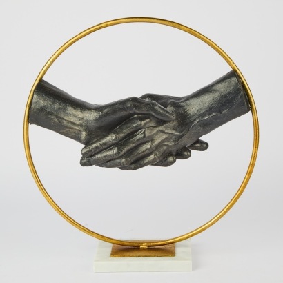 A Hand-Holding Sculpture