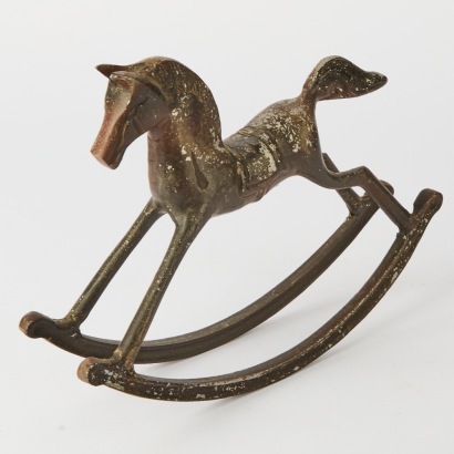 A Vintage Nursery Rocking Horse