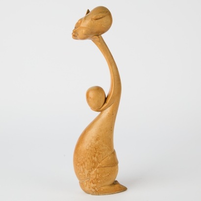 A Hand-carved Indonesian Style Statue