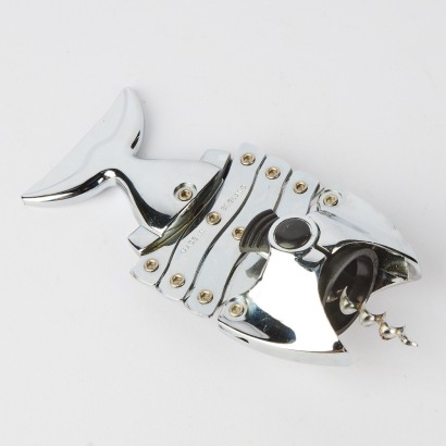 A Vintage Corkscrew Fish with Box