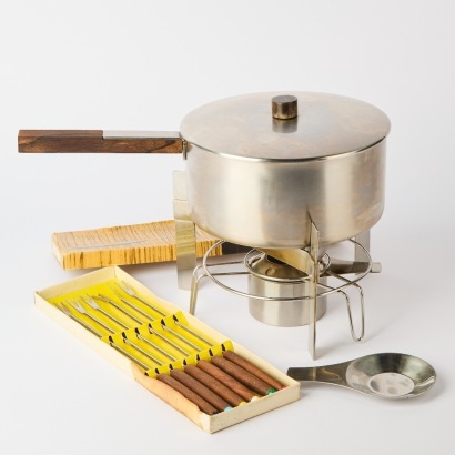 A MCM Stelton Fondue Set