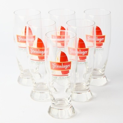 A Steinlager Glass Set for the America's Cup in 1992