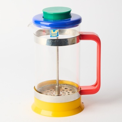A Retro Colourful Coffee Plunger