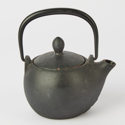 A Japanese Cast Iron Teapot