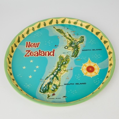A Vintage Kiwiana Tin Tray