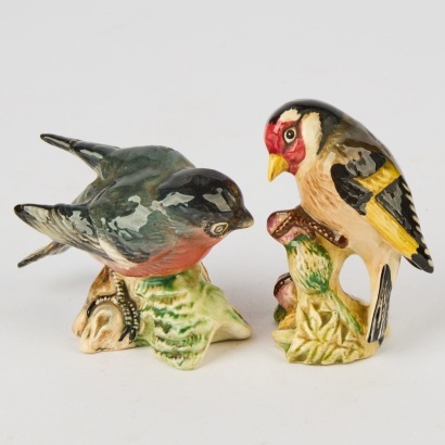 A Beswick Bullfinch and Goldfinch