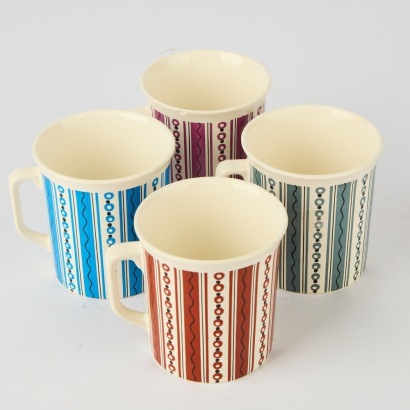 A Set of Four Vileroy and Boch Mugs