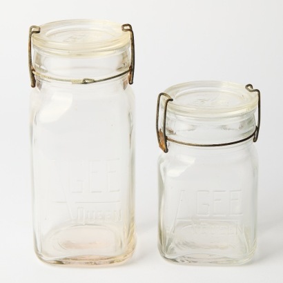 Two Vintage AGEE Queen Glasses