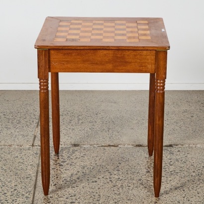 A Chessboard and Pieces