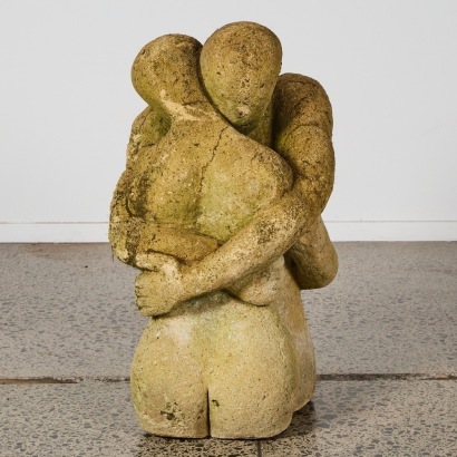 A Concrete Bust of Lovers