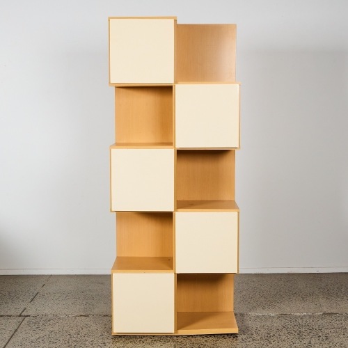A Cubist Bookshelf