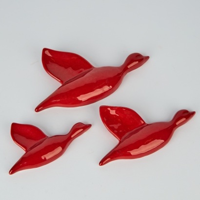A Trio of Wall Hanging Ducks