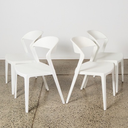 A Set of 4 Studio Chairs From Cuchi