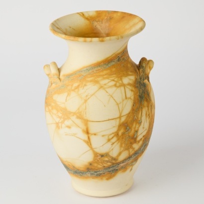 A Paul Hemara Straw Fired Vase