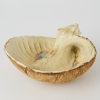 A Sculptural Vintage Clam Style Bowl