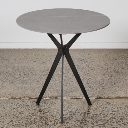 A Modern Circular Side Table