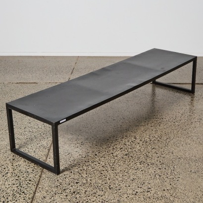 An Industrial Metal Outdoor Lowline Coffee Table