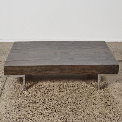 A Low Profile Coffee Table in Grey Oak
