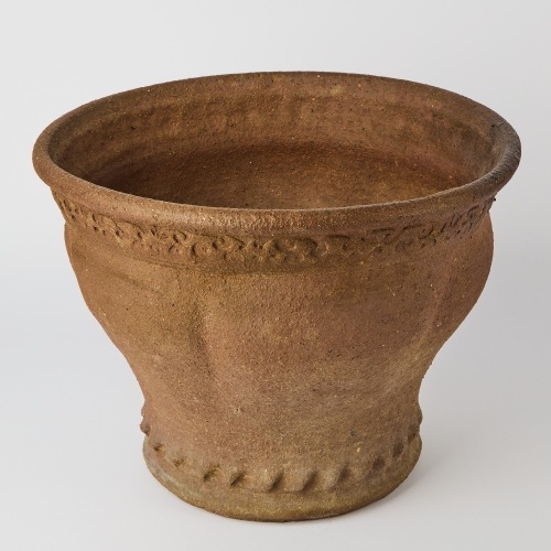 A Large Planter by Barry Brickell with Impressed Koru Banding