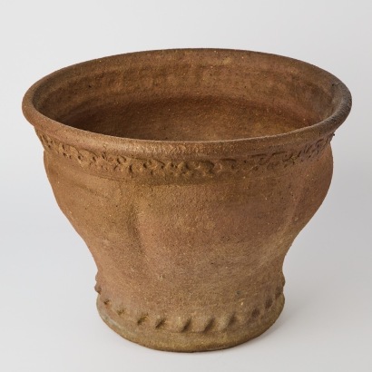 A Large Planter by Barry Brickell with Impressed Koru Banding