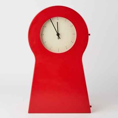 An IKEA PS 1995 Table/Wall Cabinet Clock by Thomas Eriksson