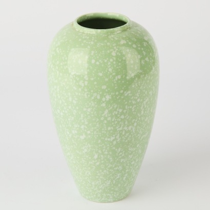 A Green Speckled Crown Vase #1832 English