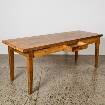 A Rustic Timber Dining Table