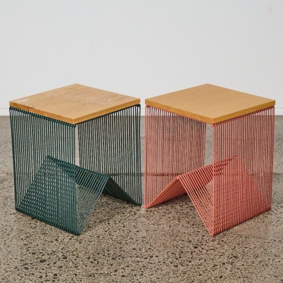 A Pair of Contempoary Side Tables